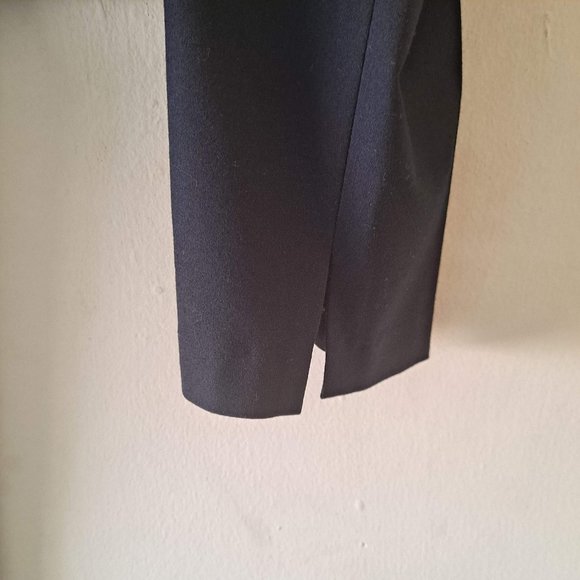 Margaret M Black Ankle Pants with Slits -| Size 8 - Picture 5 of 6